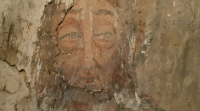 Descuberto un fresco oculto durante séculos na igrexa de Rodís, en Cerceda
