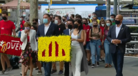 Cataluña celebra a Diada pendente da mesa de diálogo co goberno do Estado