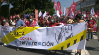 Manifestación en Santiago na defensa das universidades públicas e contra a creación dunha privada