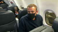 O líder opositor ruso Navalny, detido pouco despois de aterrar en Moscova