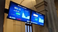 A bolsa española inicia a semana con perdas