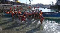 Santurtzi e Arraun gañan unha Bandeira da Concha con acento galego