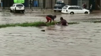 A forte chuvia causa inundacións en Bolivia