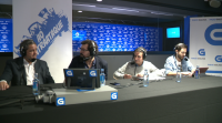 Tino Fernández, Alex Bergantiños e Borja Valle estiveron na Radio Galega