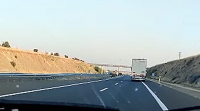 Interceptan un camioneiro acusado de condución temeraria nunha autovía de Badaxoz