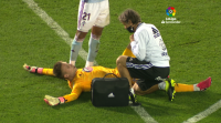 Unha lesión muscular aparta a Rubén Blanco