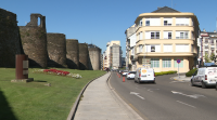 Comeza o proxecto de peonalización de parte da Ronda da Muralla, en Lugo