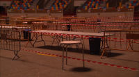 Un 14-F atípico con votacións en polideportivos, mercados, teatros e igrexas