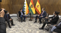 Filipe VI e Pablo Iglesias chegan a Bolivia para asistir á toma de posesión de Luis Arce