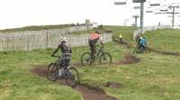 Reabre Manzaneda cun circuíto para bicicletas de montaña remodelado