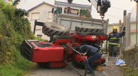 Un home de 78 anos morre en Vilanova de Arousa atropelado polo seu tractor