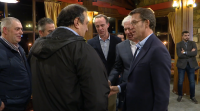 Feijóo visita as plantas de procesado das empresas galegas da Patagonia