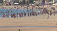 Segunda fin de semana consecutiva de sol, de calor e de praia nas Rías Baixas