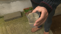 Recomendan non beber auga da billa en Ortigueira se sae turbia