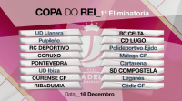 U. D. Llanera-Celta, Pulpileño-Lugo e Ribadumia-Cádiz, na Copa do Rei