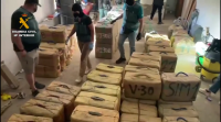 A Garda Civil intervén case 5 toneladas de haxix a unha organización en Almería