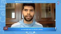 Néstor Araújo manda unha mensaxe de ánimo para a afección do Celta