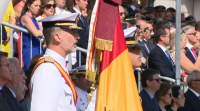 O rei Filipe VI entrega en Marín os despachos aos novos oficiais da Armada