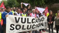 Os traballadores de Vulcano chegan a Santiago para pedirlle á Xunta que evite a desaparición do estaleiro