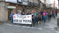 Os traballadores de Poligal saen á rúa en defensa dos seus empregos