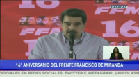 Maduro denuncia un novo intento de golpe de estado para apartalo do poder