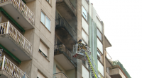 Susto no centro de Vigo tras declararse un incendio nun piso en reformas