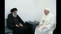 Encontro histórico en Iraq entre o Papa e o aiatolá Al Sistani