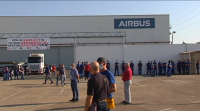 Os traballadores de Airbus mobilízanse tras o anuncio de 1.600 despedimentos en España