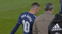 Iago Aspas sofre unha rotura fibrilar no bíceps femoral e perderá dous partidos