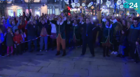 Vigo segue celebrando o Nadal na rúa cun 'flashmob'