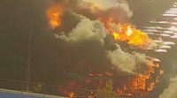 Rexístrase un incendio nas cocheiras municipais de Valencia
