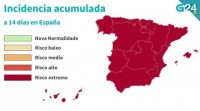 Rexístranse 21.874 novos casos e 71 falecidos, cun descenso da incidencia en España