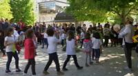 Música na rúa en Lugo para celebrar o Día das Letras Galegas