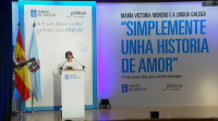Música e versos de María Victoria Moreno no acto institucional da Xunta "pola cordialidade e políticas lingüísticas amables"