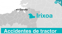 Falece un home nun accidente de tractor no concello coruñés de Irixoa