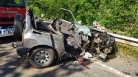Morre o copiloto dun todo terreo ao impactar contra un camión á entrada de Quiroga