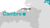 Desaloxadas oito vivendas en Cambre por mor dun incendio nun faiado
