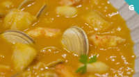 Sopa de peixe e marisco