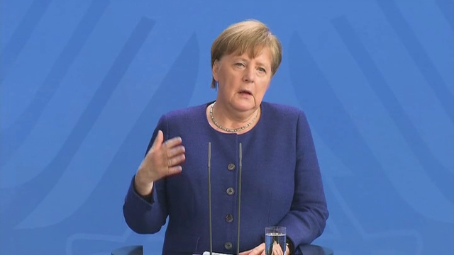 Merkel advirte: "Esta pandemia é a maior proba á que se enfronta a UE desde a súa fundación"