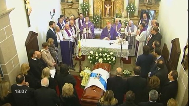 TVG será a encargada este martes de fornecer imaxes do funeral de Manuel Fraga en Perbes ás televisións que o desexen