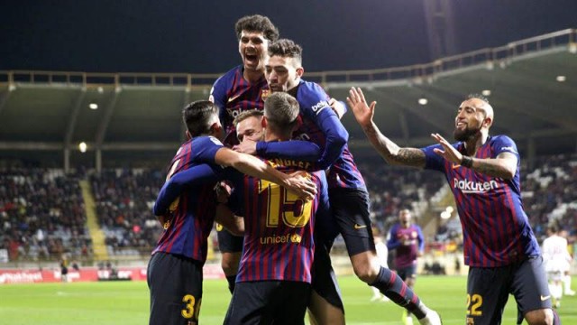 O Barcelona solventa o partido ante a Cultural Leonesa (0-1)