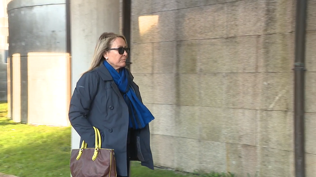 Marina Castaño senta no banco dos acusados no xuízo por malversación de fondos na Fundación Cela