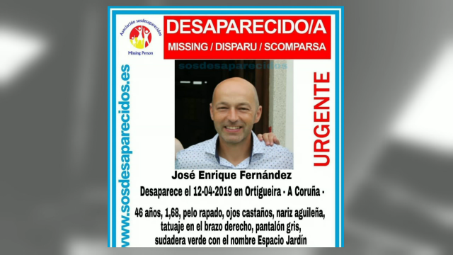Un veciño de Ortigueira, en paradoiro descoñecido dende o venres