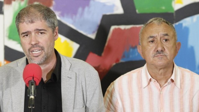UXT e CCOO expoñen a Junqueras en prisión a urxencia do pacto progresista