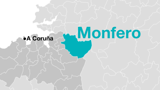 Un incendio destrúe unha casa de madeira prefabricada en Monfero, sen rexistrarse danos persoais