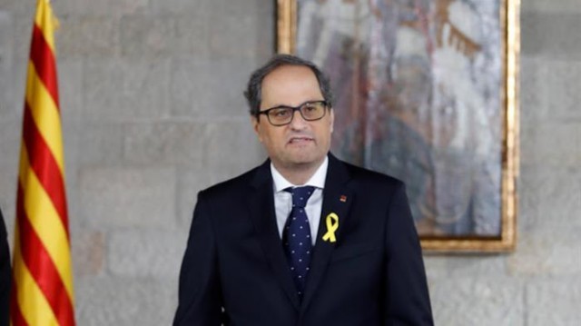 Torra desata as especulacións ao anunciar unha declaración institucional para esta mañá