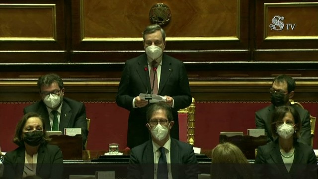 Draghi promete un goberno "proeuropeo e atlantista"