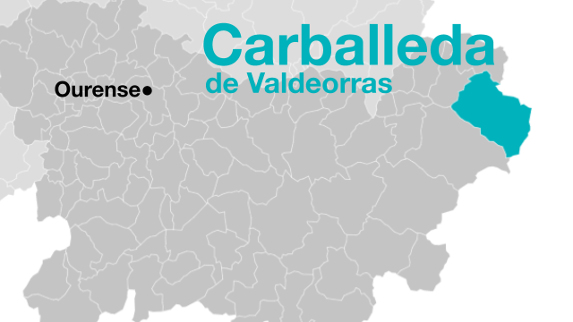 Morre un operario ao precipitarse o camión que conducía por un desnivel en Carballeda de Valdeorras