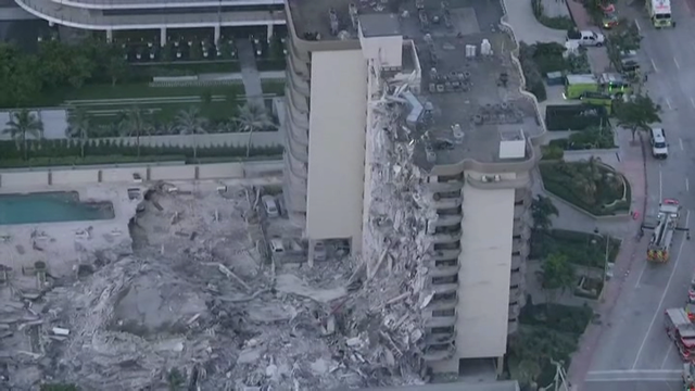 Aumentan a 10 o número de vítimas mortais tras o derrubamento en Miami
