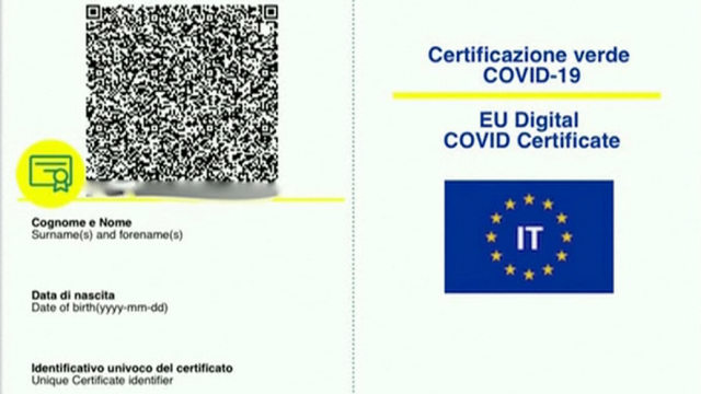 Italia empeza a esixir o certificado anticovid dentro de bares e no lecer